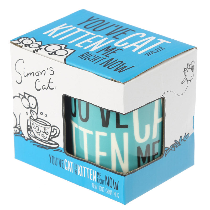 Collectable Porcelain Mug - Simon's Cat Kitten Slogan