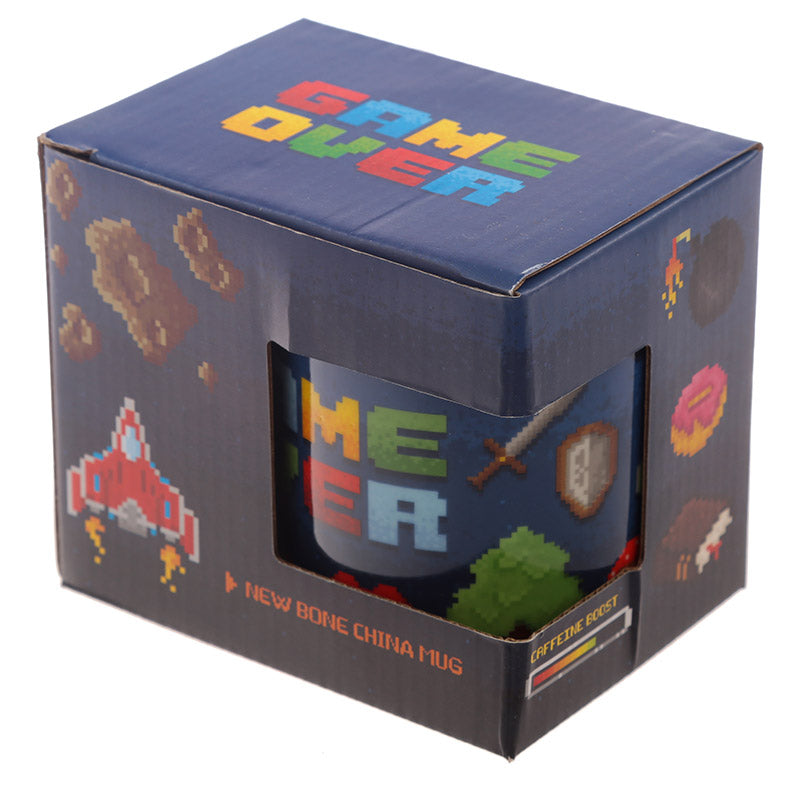 Collectable Porcelain Mug - Game Over Design