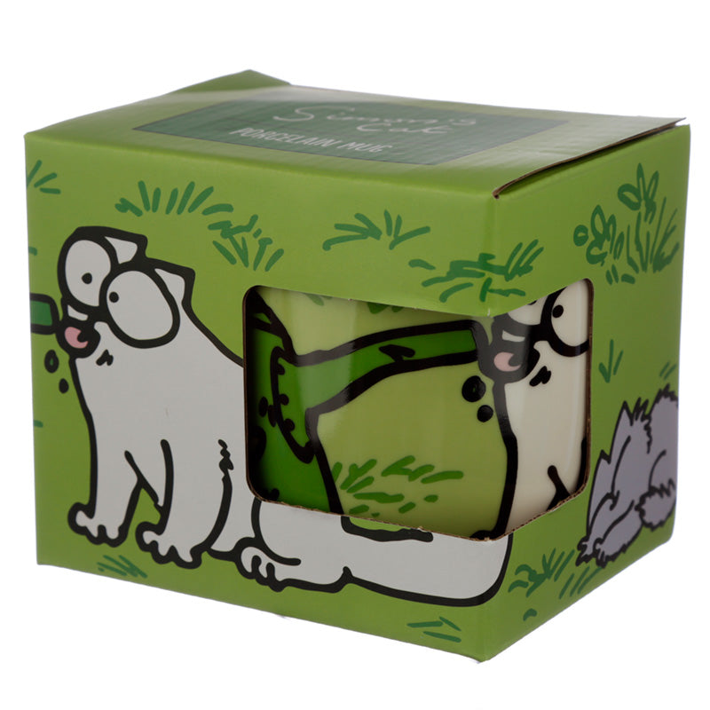 Collectable Porcelain Mug - Green Simon's Cat