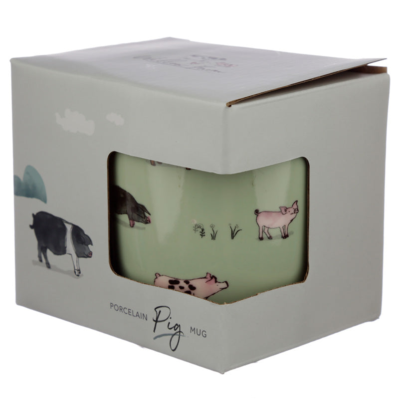 Collectable Porcelain Mug - Willow Farm Pigs
