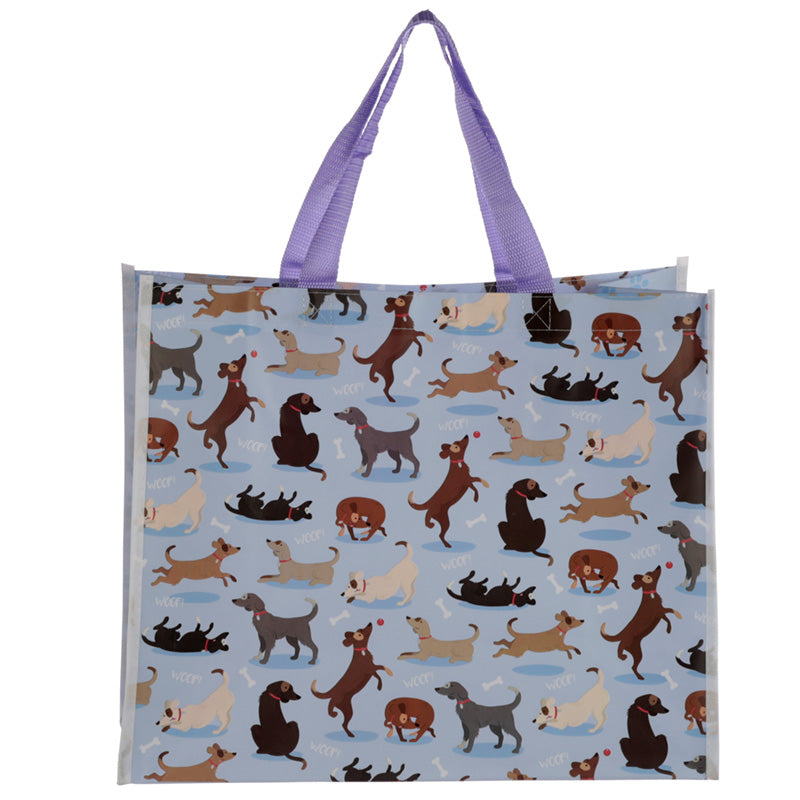 Catch Patch Dog Design Durable Reusable Shopping Bag