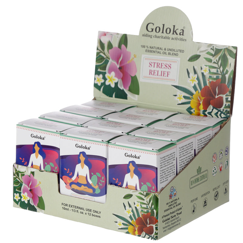 Goloka Blends Essential Oil 10ml - Stress Relief