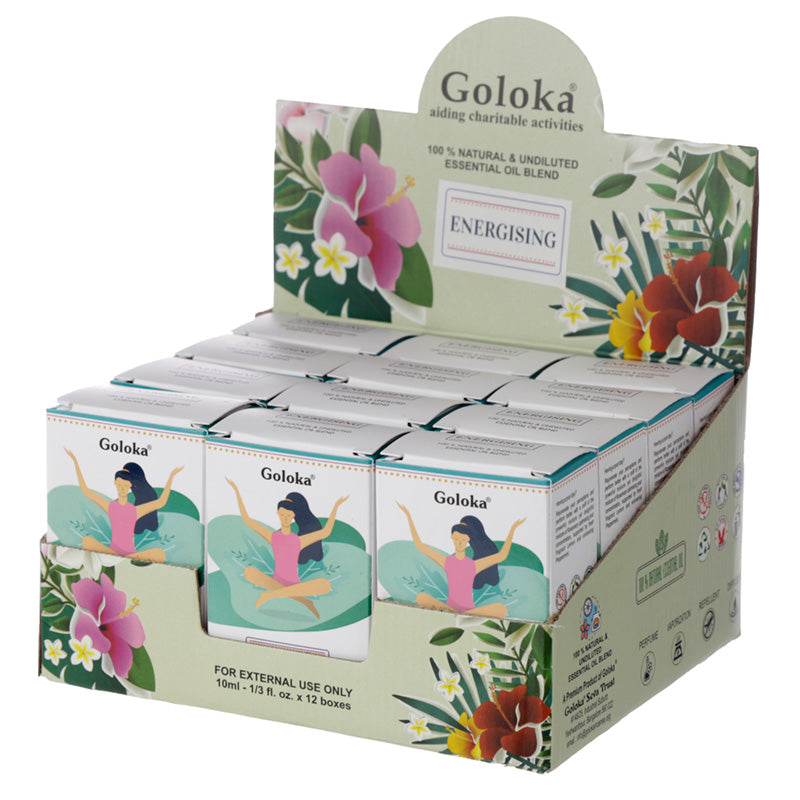 Goloka Blends Essential Oil 10ml - Energising