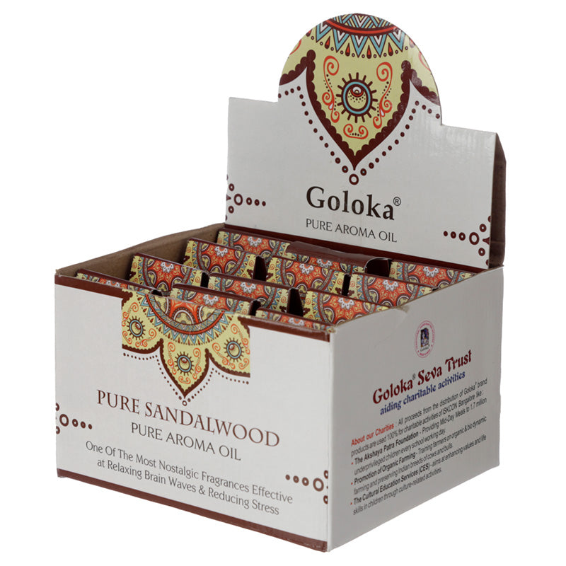 Goloka Fragrance Aroma Oils - Sandalwood 10ml