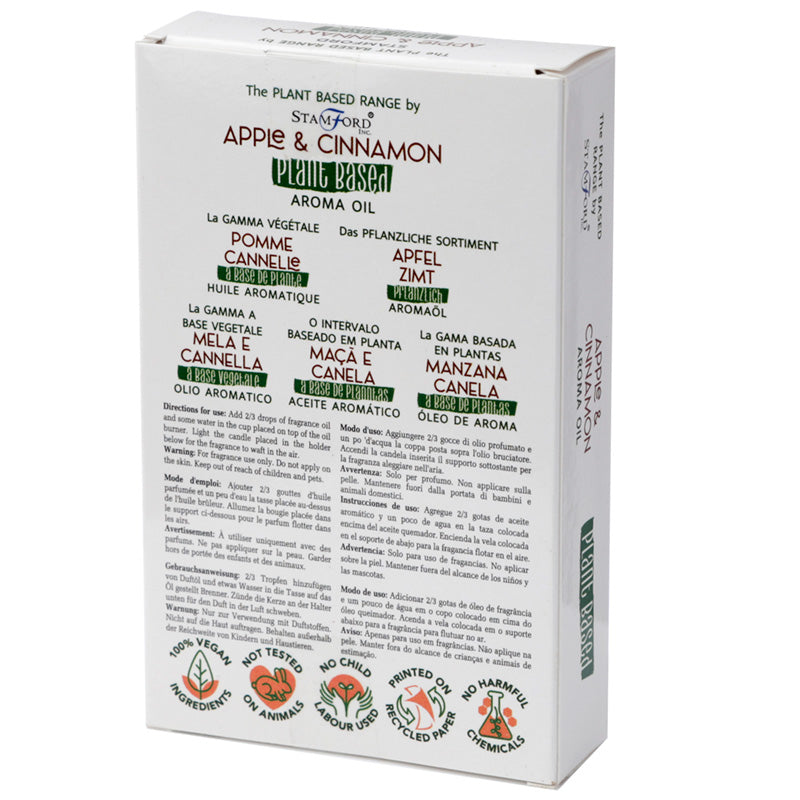 Premium Plant Based Stamford Aroma Oil - Apple and Cinnamon 10ml