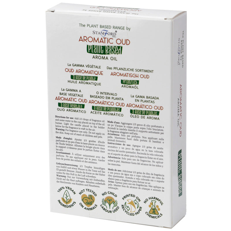 Premium Plant Based Stamford Aroma Oil - Aromatic Oud 10ml