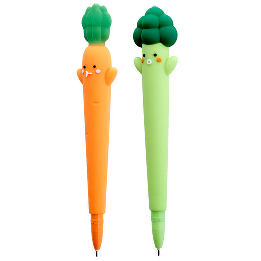 Veg Friends Carrot and Broccoli Fine Tip Pen