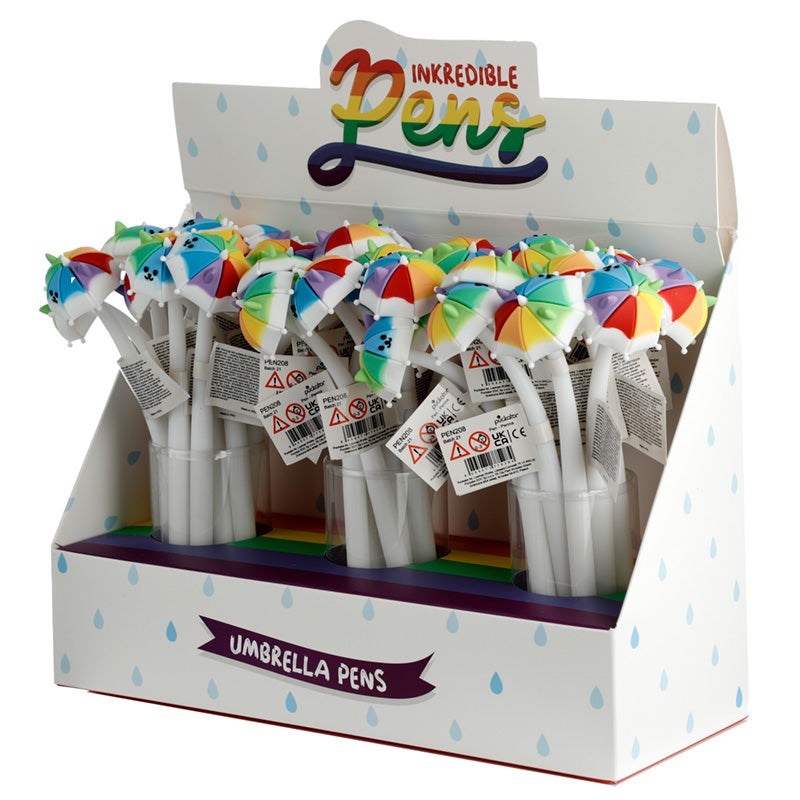 Rainbow Kitty Umbrella Fine Tip Pen