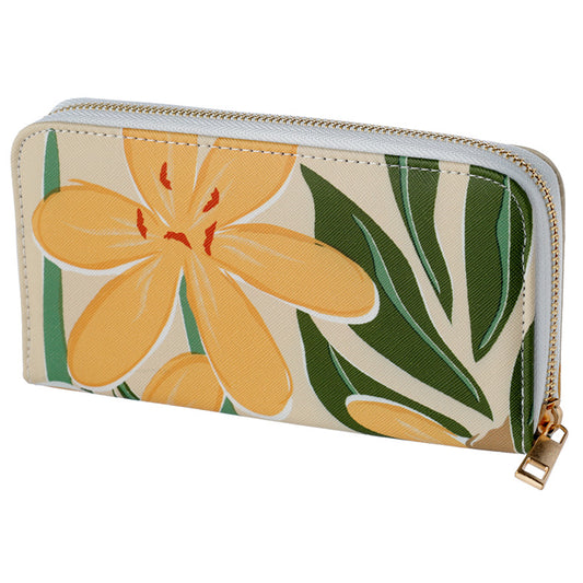 Large Zip Around Wallet - Florens Hesperantha