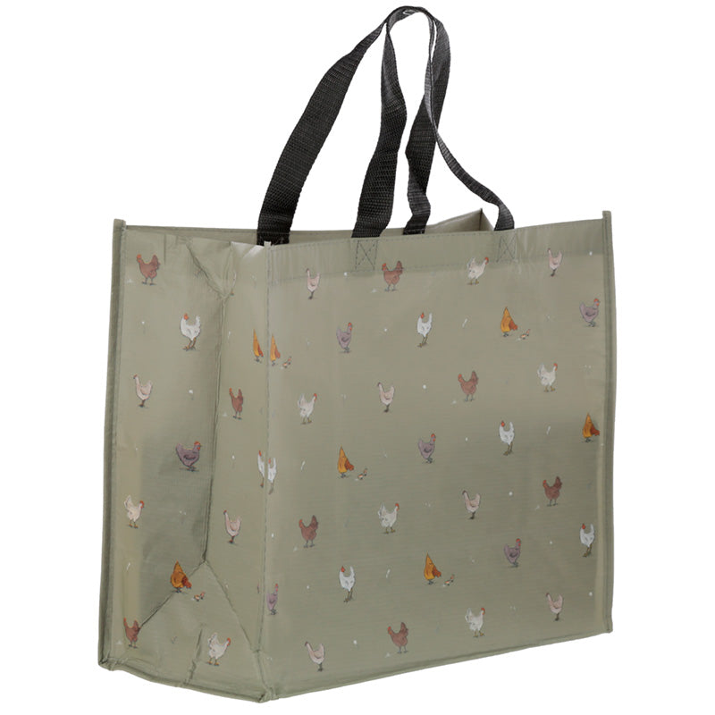 Recycled RPET Reusable Shopping Bag - Willow Farm Chickens