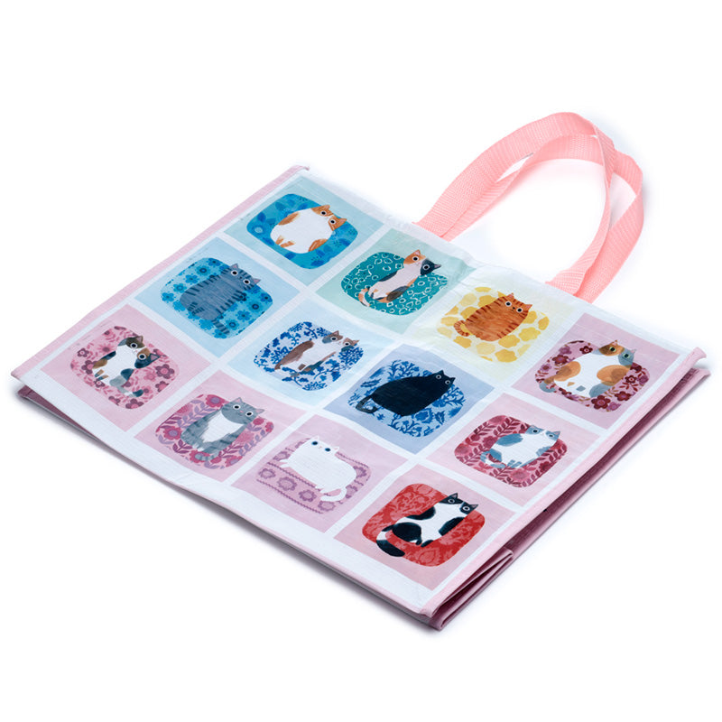 Recycled RPET Reusable Shopping Bag - Angie Rozelaar Planet Cat