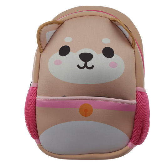 Kids School Neoprene Rucksack/Backpack - Adoramals Shiba Inu Dog