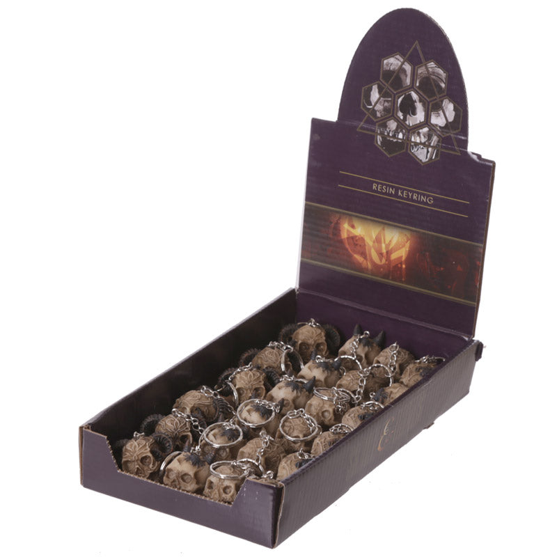 Fantasy Celtic Skull Head Key Chain