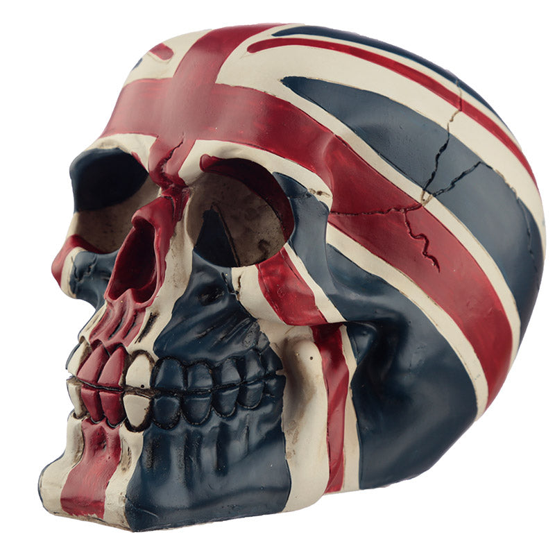 Novelty Union Flag Skull Ornament