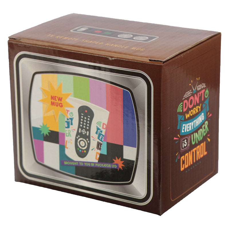 Ceramic Remote Control Shaped Handle Mug