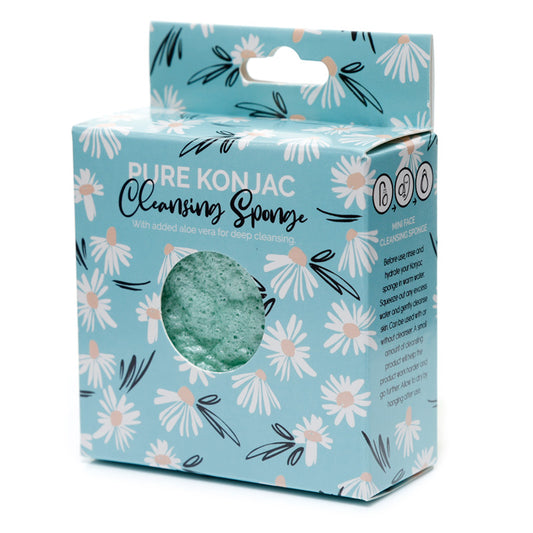 Pure Konjac Cleansing Sponge with Aloe Vera - Pick of the Bunch Daisy Lane