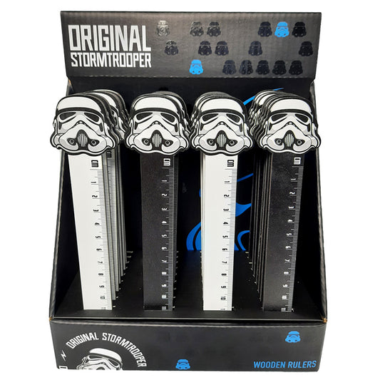 Shaped Top Wooden Ruler (15cm) - The Original Stormtrooper