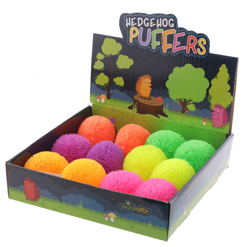 Fun Kids Light Up Squidgy Hedgehog Puff Pet
