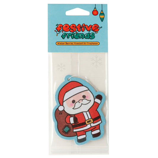 Festive Friends Winter Berries Scented Christmas Santa Air Freshener