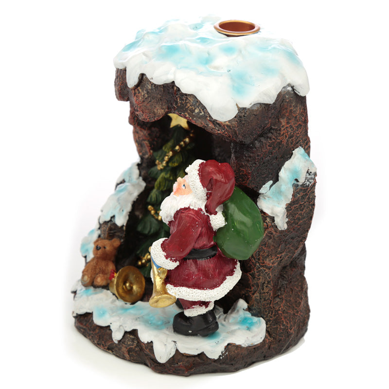 Backflow Incense Burner - Christmas Santa's Grotto