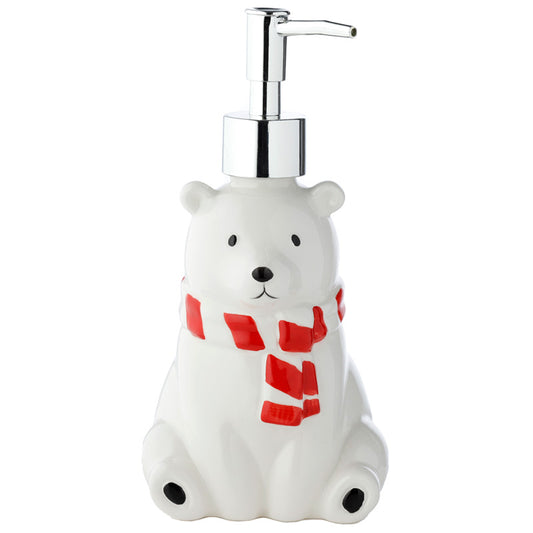 Ceramic Pump Top Soap Dispenser - Polar Bear