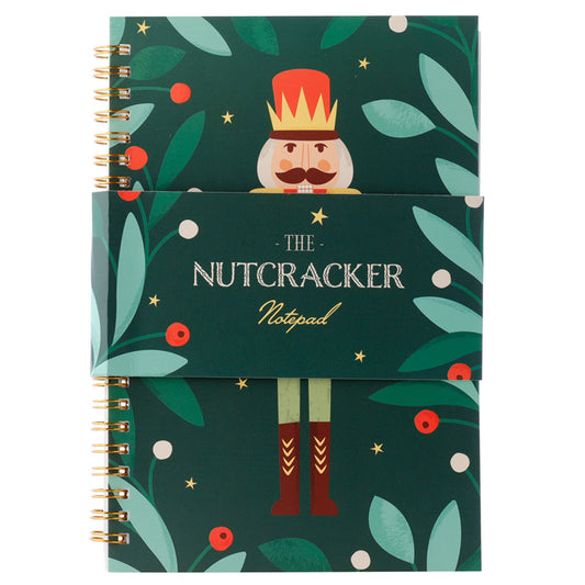 Spiral Bound A5 Lined Notebook - The Nutcracker Christmas