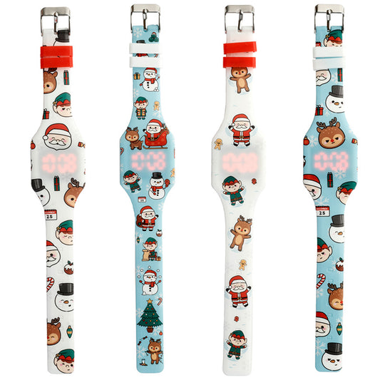 Silicone Digital Watch - Christmas Festive Friends