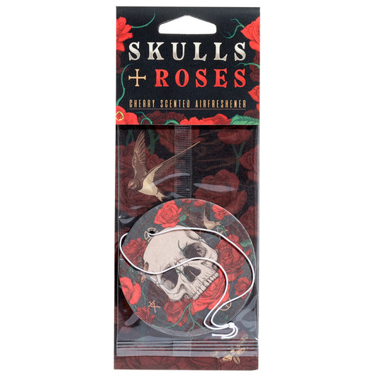 Skulls and Roses Cherry Scented Air Freshener
