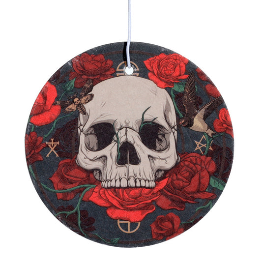 Skulls and Roses Cherry Scented Air Freshener