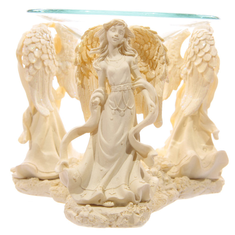 Decorative Cream Angel Design Oil and Wax Burner