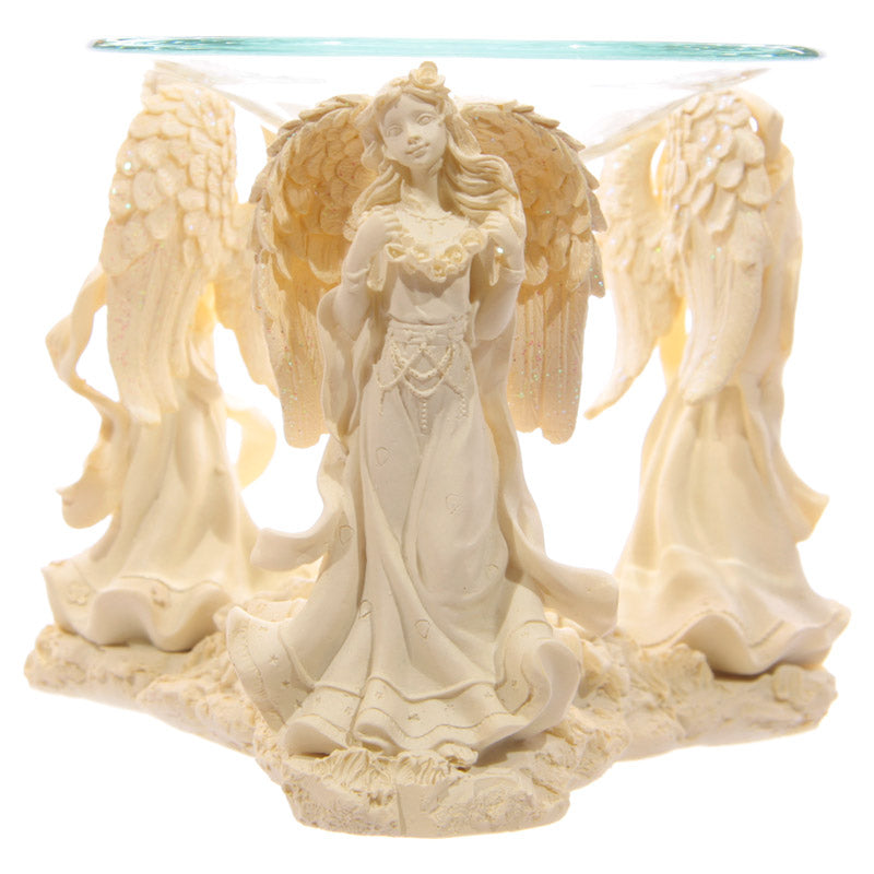 Decorative Cream Angel Design Oil and Wax Burner