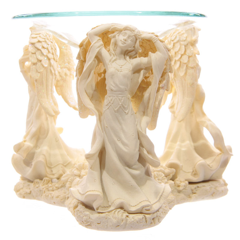 Decorative Cream Angel Design Oil and Wax Burner