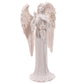 Tall Elegant White Standing Angel Figurine