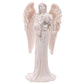 Tall Elegant White Standing Angel Figurine