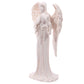 Tall Elegant White Standing Angel Figurine