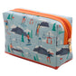 Handy PVC Make Up Toiletry Wash Bag - Peak Season Ski Design