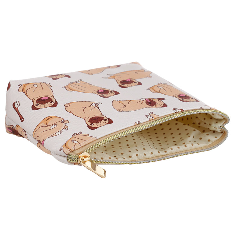 Handy PVC Make Up Toiletry Wash Bag - Mopps Pug