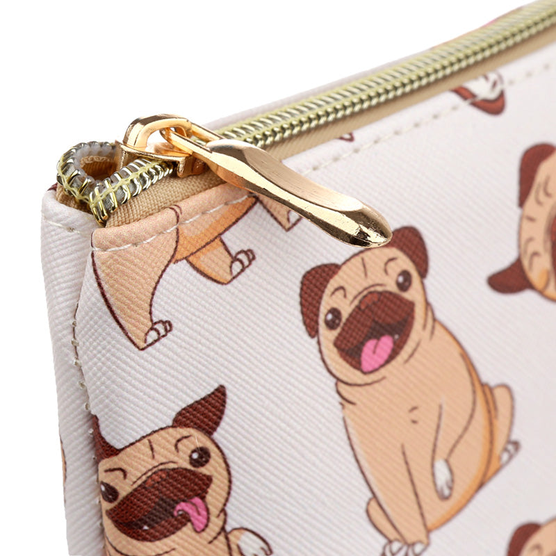 Handy PVC Make Up Toiletry Wash Bag - Mopps Pug