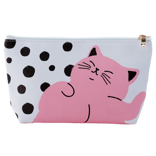 Cat's Life Medium PVC Toiletry Makeup Wash Bag