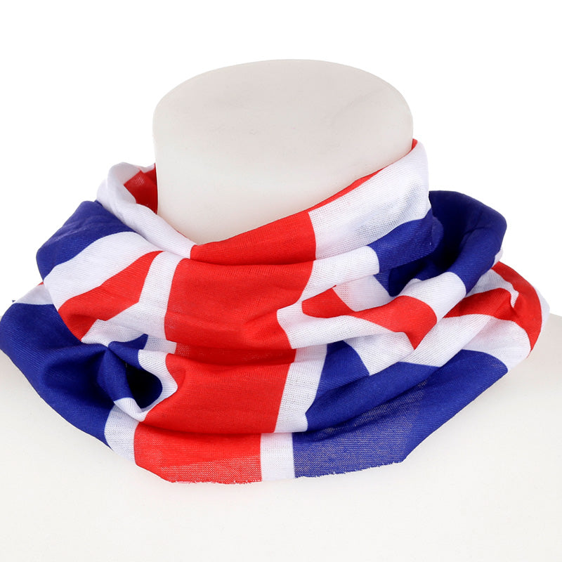 Neck Warmer Tube Scarf - Union Jack Flag