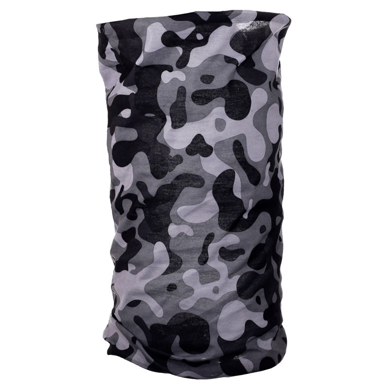 Neck Warmer Tube Scarf - Grey Camouflage