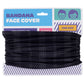 Neck Warmer Tube Scarf - Black  and  Grey Tartan