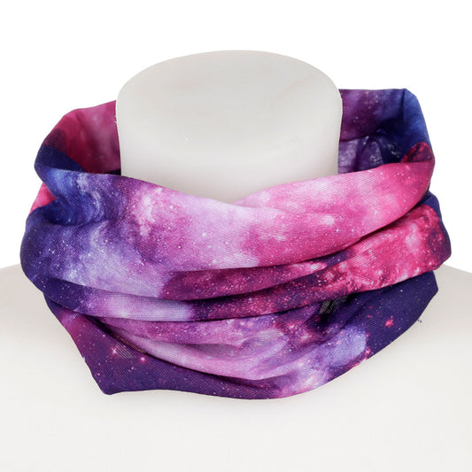 Neck Warmer Tube Scarf - Star Gazing Starry Night