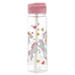 Reusable Enchanted Rainbow Unicorns Shatterproof Tritan 550ml Water Bottle with Flip Straw