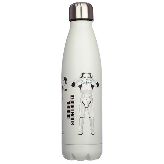 Reusable Stainless Steel Insulated Drinks Bottle 500ml - The Original Stormtrooper White