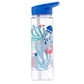 Reusable Eco Sealife 550ml Water Bottle with Flip Straw