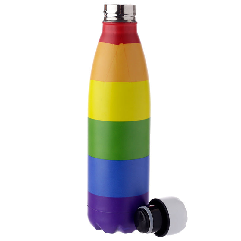 Reusable Stainless Steel Insulated Drinks Bottle 500ml - Somewhere Rainbow