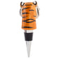 Novelty Ceramic Bottle Stopper - Big Cat Spots  and  Stripes