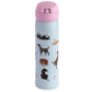 Reusable Push Top Stainless Steel Hot  and  Cold Thermal Insulated Drinks Bottle - Catch Patch Dog