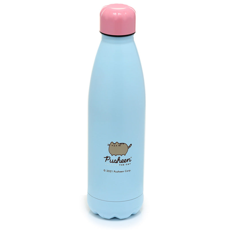 Reusable Stainless Steel Insulated Drinks Bottle 500ml - Pusheen the Cat Foodie